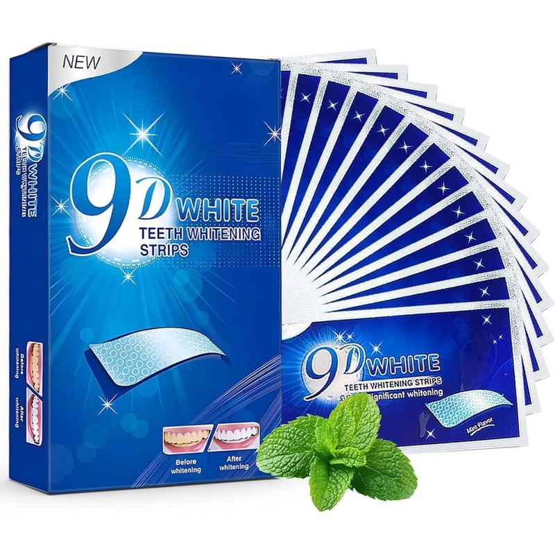 MYDEAR Tiras Blanqueadoras Dientes,28 Piezas Whitening Strips profesional blanqueador dental,
