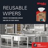 KCC34790 - Kimberly-Clark Wypall X60 Teri Reinforced Wipe