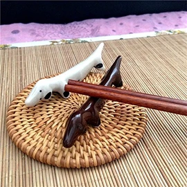 Dachshund Shaped Chopstick Rest Set of 4 Stylish Cute Dog Dog Japanese, Utensils, and even turn them into Decor Chopsticks you Tabletop Accessories tyoppusutexikkuresuto karatori-resuto naihuresuto