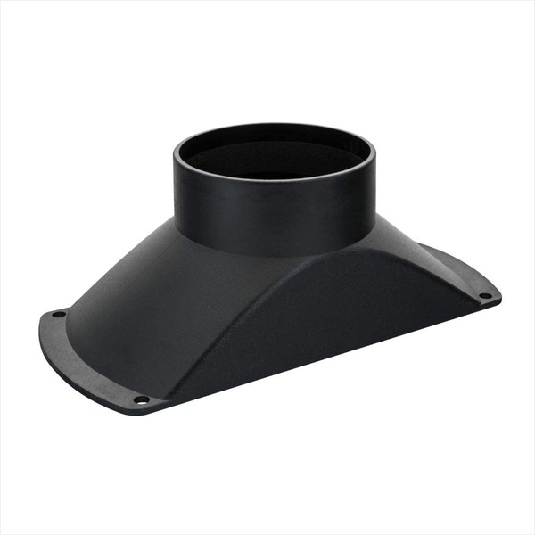 POWERTEC 70150V Rectangular Dust Hood for 4 in. OD Attachment,