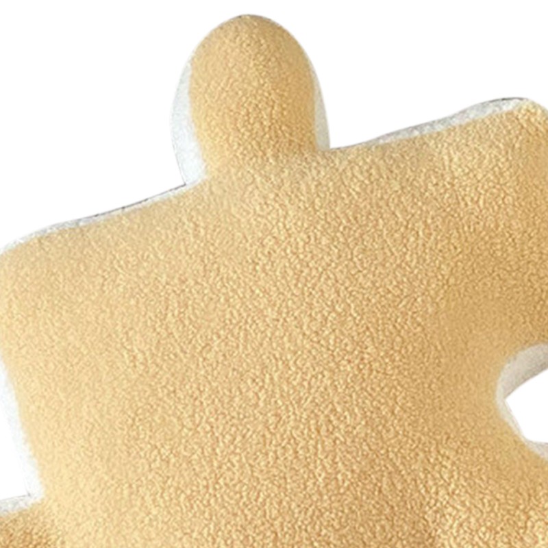 Plush Throw Pillow Ultra Soft Cushion Puzzle Special Shaped for