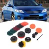 22pcs Drill Brush Attachments Set Multipurpose Power Scrubber Cleaning Kit