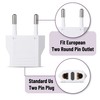 Bates- European Travel Plug Adapter, 10 Pack, European Plug Adapter,