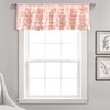 Lush Décor Lush Decor, 14” x 70”, Blush Gigi Valance
