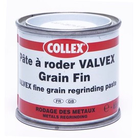 GEB VALVEX Metal Grinding Paste for Valves, Fittings, Valves, Flaps, Fine Grit 240, Pot 200 g