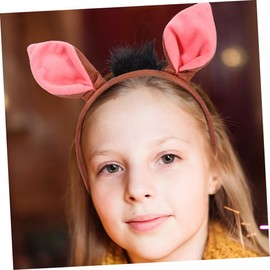 Gatuida 2pcs Pig Ear Headband Cute Animal Ears for Comfortable Hair Accessories for Cosplay Parties and Celebrations Adorable Festival Costume Decoration