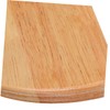 OHPHCALL Space Saving Corner Mounting Shelf Wooden Standing Shelf for
