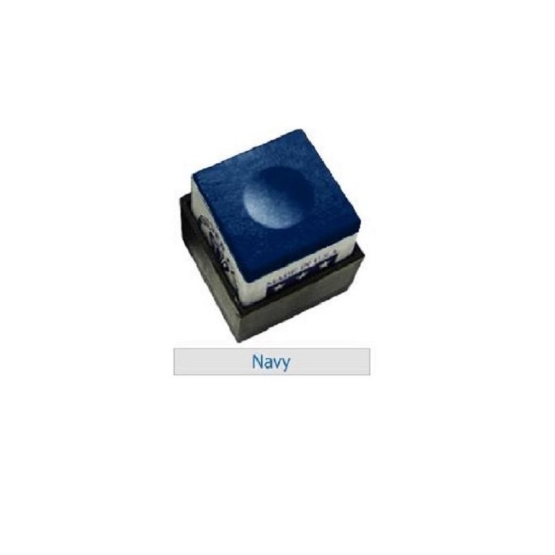 Silver Cup Set of 6 Navy Billiard Pool Cue Chalk