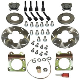 TOP NOTCH PARTS FRONT LEFT RIGHT DISC BRAKE CONVERSION KIT FITS HONDA TRX300 TRX 300 FOURTRAX92 93 94 95 96 97 98 99 00 FREE FEDEX 2 DAY SHIPPING