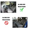 SecosAutoparts Left Driver Side Bottom Cloth Seat Cover Gray Compatible