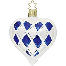 Inge Christmas Tree Decoration Bavarian Heart 8 cm