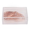 100Pcs Paper Clips Rose Gold Unique Shape Electroplating Process Lightweight