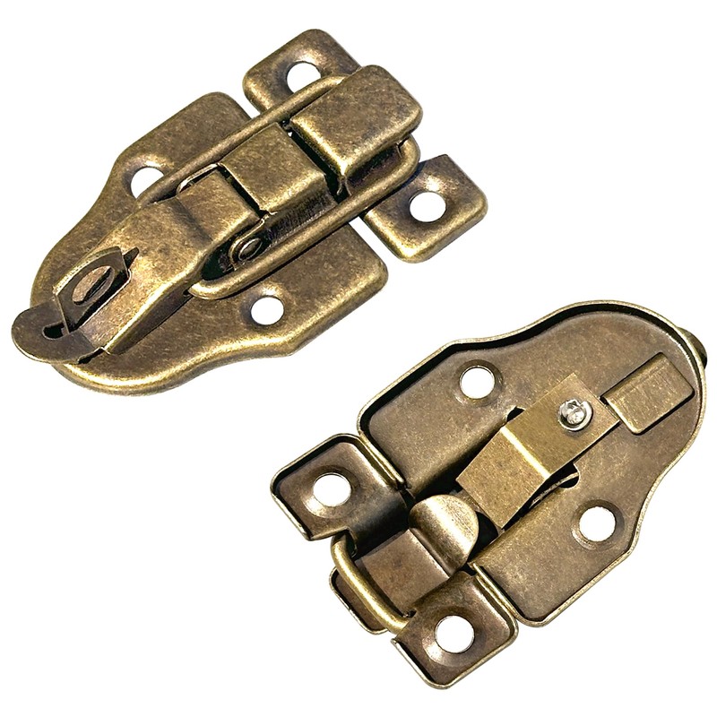 6 PCS Antique Bronze Box Buckle Lock,Toggle Catch Latch Clasp