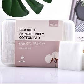 Marianne Silk Soft Light Thin Cotton Pads 0801 for Hydrating Makeup Remover One Size / Blue 10ea