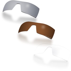 SOLODAD Replacement Lenses for Oakley Oil Rig Sunglasses Polarized - 3 Pieces