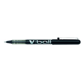 Pilot VBall VB 5 Metal Tip Black (Pack of 3