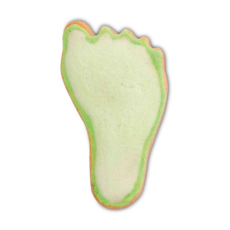 Staedter Tinplate Foot Cookie Cutter, Silver, 14 x 3 cm