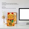 Golden Battery Powered Fortune Cat Waving Hand Good Luck Colorfast