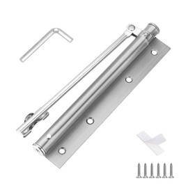 KLEHOPE Automatic Door Closer, Adjustable Door Closer, Stainless Steel Door Closer, High Load Capacity up to 30 kg, Door Closer Interior Doors, for Indoor and Outdoor Doors, Household, Office and