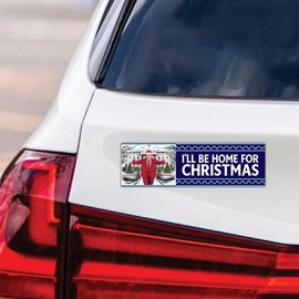 Trump Won Again Magnet, Trump 2024 Magnet, I'll Be Home for Christmas, Trump is My President Car Magnet, Trump Vehicle Magnet, VP12998-10" x 3"