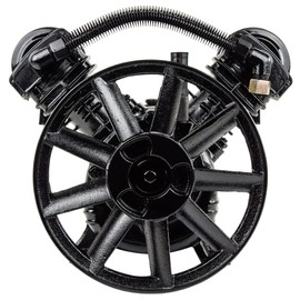 Compressor Source 1.5 to 2 HP Replacement Air Compressor Pump Single Stage 2 Cylinder 4.5 CFM V Style Twin Cylinder 2 Piston Black
