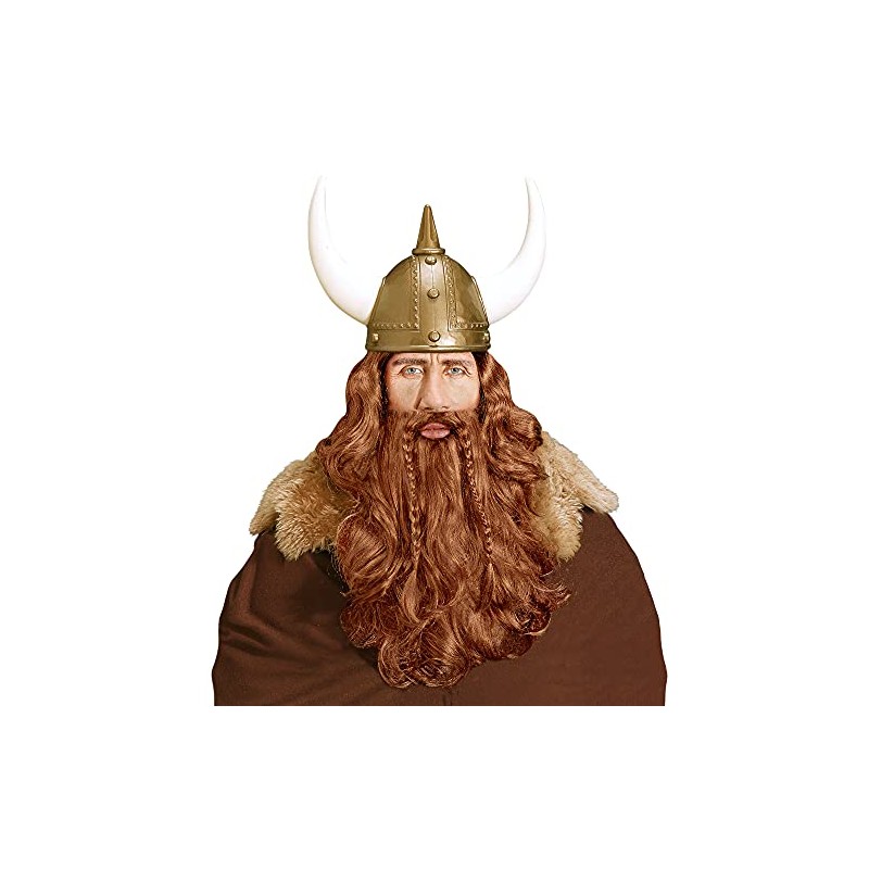 Viking withMaxi Beard Moustache Wig for Hair Accessory Fancy Dress