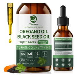Lukaree Aceite Orgánico De Orégano 80% Carvacrol 2 Oz
