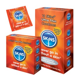 Skins Ultra Thin Ultradünne Kondome, 12er Pack