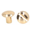 200 Sets Book Binding Screw Uniform Coating Curved Surfaces Brass