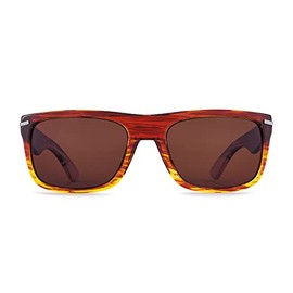 Kaenon Unisex Burnet Sunglasses (Sequoia Gun, Ultra Brown 12%)