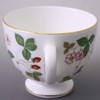 【正規輸入品】Wedgwood Wild Strawberry Cup and Saucer (Leigh) Wedding Gift 1053289