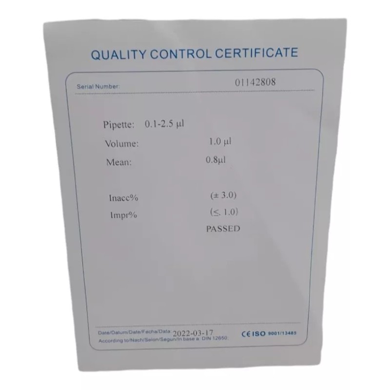 Jf Lhabo Micropipeta 0.1-2.5ul + Puntas Esteriles 10ul Jf Lhabo