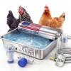 3 Gallon Automatic Chicken Waterer, Real 304 Stainless Steel Metal