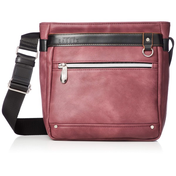 BAGEX BURGUNDY Shoulder Bag, Galant, Vertical, Lightweight, Outdoor, A5 Compatible