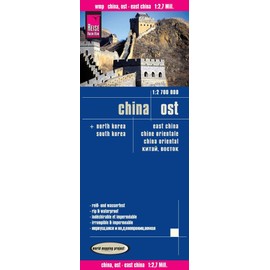 Reise Know-How Landkarte China, Ost (1:2.700.000): world mapping project: World Mapping Project. + North Korea, South Korea. Reiß- und wasserfest