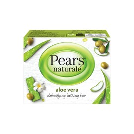 Pears Naturalé Soap Bar - Aloe Vera Detoxifying Bathing Bar with Pure Glycerin, Mild & Gentle Cleansing Formula for Daily Skin Radiance, Ideal for Hydrating Face, Body, and Hands - 100 g (Pack of 6)