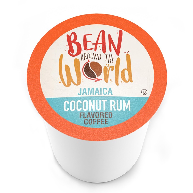 BEAN AROUND THE WORLD Flavored Coffee Compatible With 2.0 Keurig