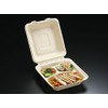 Pack Style BB Bamboo Bagasse Lunch Trays 200-220-3 605987 Pack