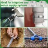 Duraaamo 50 Pcs 1/2" Irrigation Sprinkler Clamp Pinch Double Gripping
