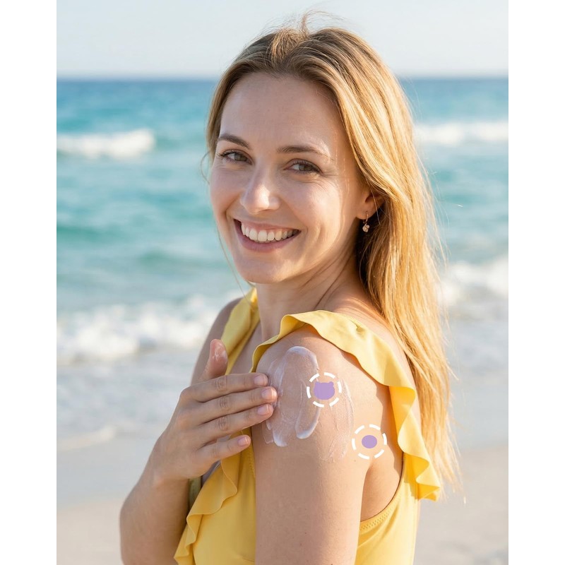UV Detection Stickers for Sunscreen - 160 Count UV Detection