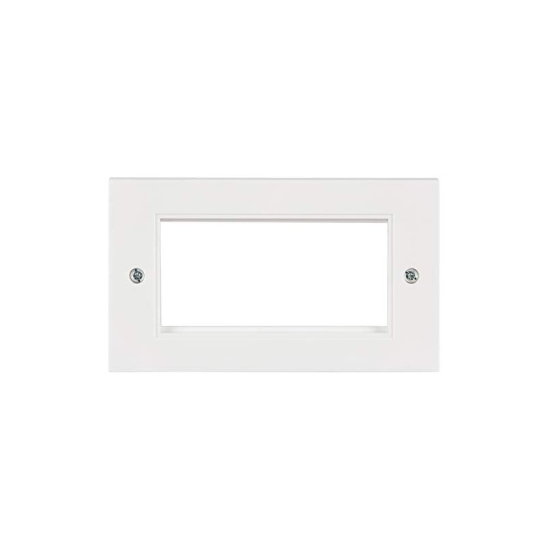 AV:Link | Double Gang Wall Plate Frame for 4 Modules