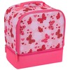 Merangue Insulated Lunch Bag for Kids, Dual Compartment, Butterfly Pattern