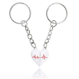 Boyfriend Engagement Christmas Gifts for Couples Matching Keychain Set Husband Anniversary Birthday Gift for Girlfriend Wife Couple I Love You Gifts for Him Boyfrind Keyrings for 2