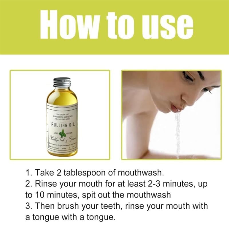 Coconut Oil Pulling for Teeth Whitening-Cocofresha Powerful Organic Coconut Peppermint