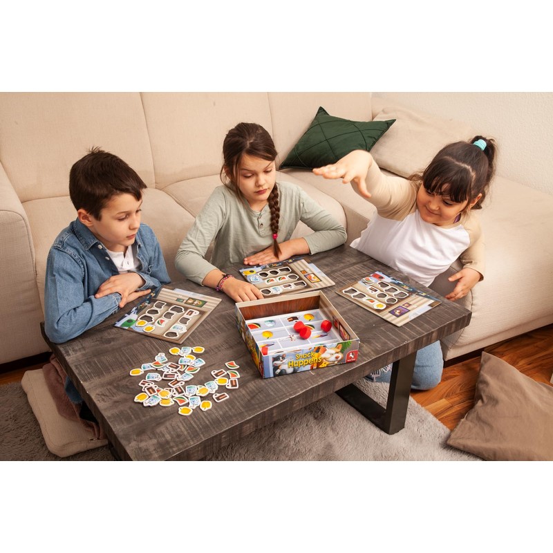 Pegasus Spiele 66030G Snack Happens Board Games, Multi-Colour