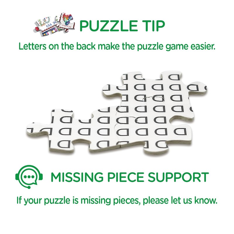 Stamps Puzzles for Adults 1000 Piece