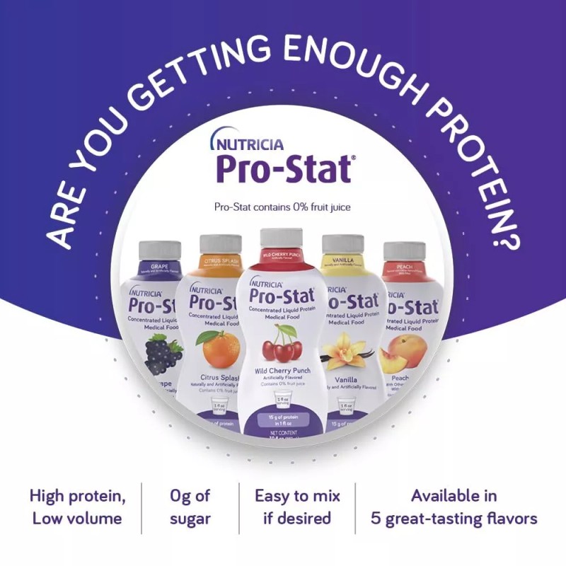Pro-Stat 30 Fl Oz Liquid Protein Drink Medical Food Hydrolyzed