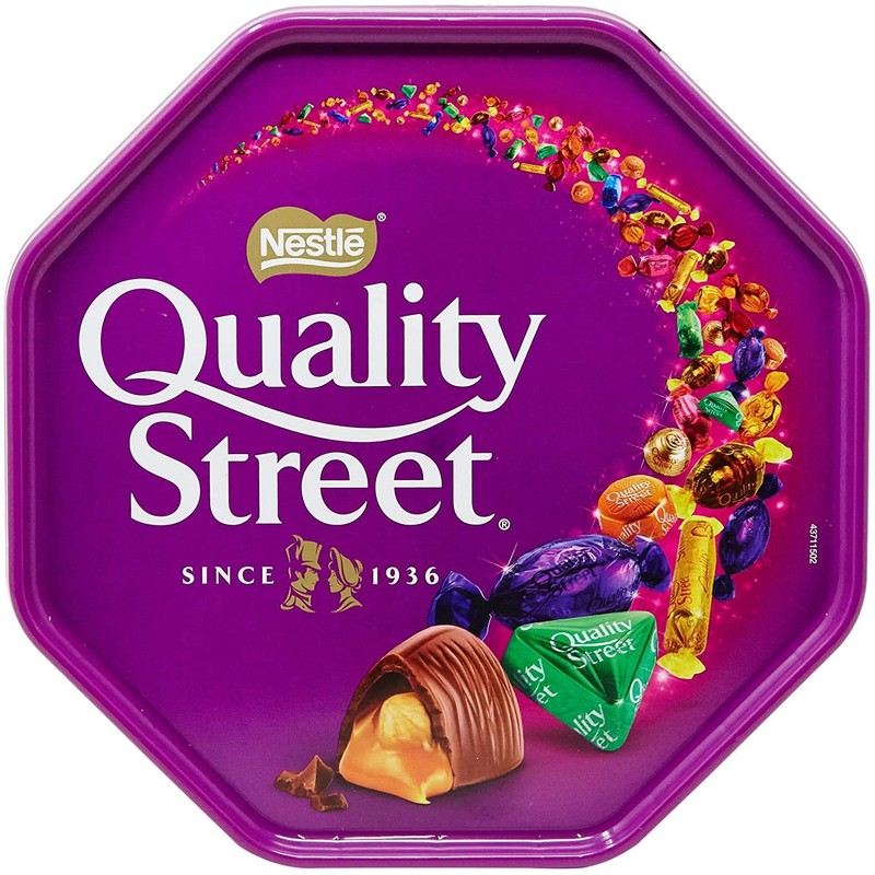 Nestle Quality Street Chocolate Tub 550g (Pack of 1)