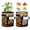 Sunflower Flowers Grow Bags 7 Gallon Thickened Nonwoven Plant Pot