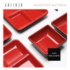 GOLIBER 8 Piece Japanese Style Sushi Plate Dinnerware Set -